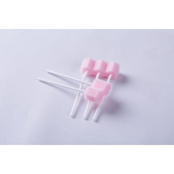 Different treated disposable oral swab sticks